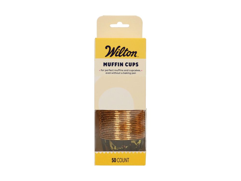Muffin Cups Marble Black – Wilton – 50 pcs
