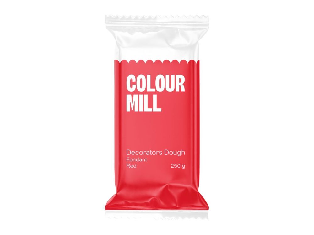 Masa cukrowa do obkładania - Colour Mill - czerwony 250 g