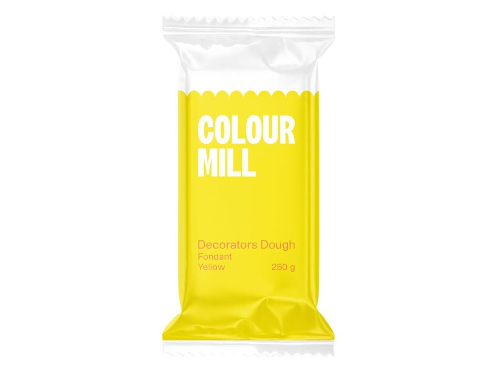 Masa cukrowa do obkładania - Colour Mill - żółty 250 g