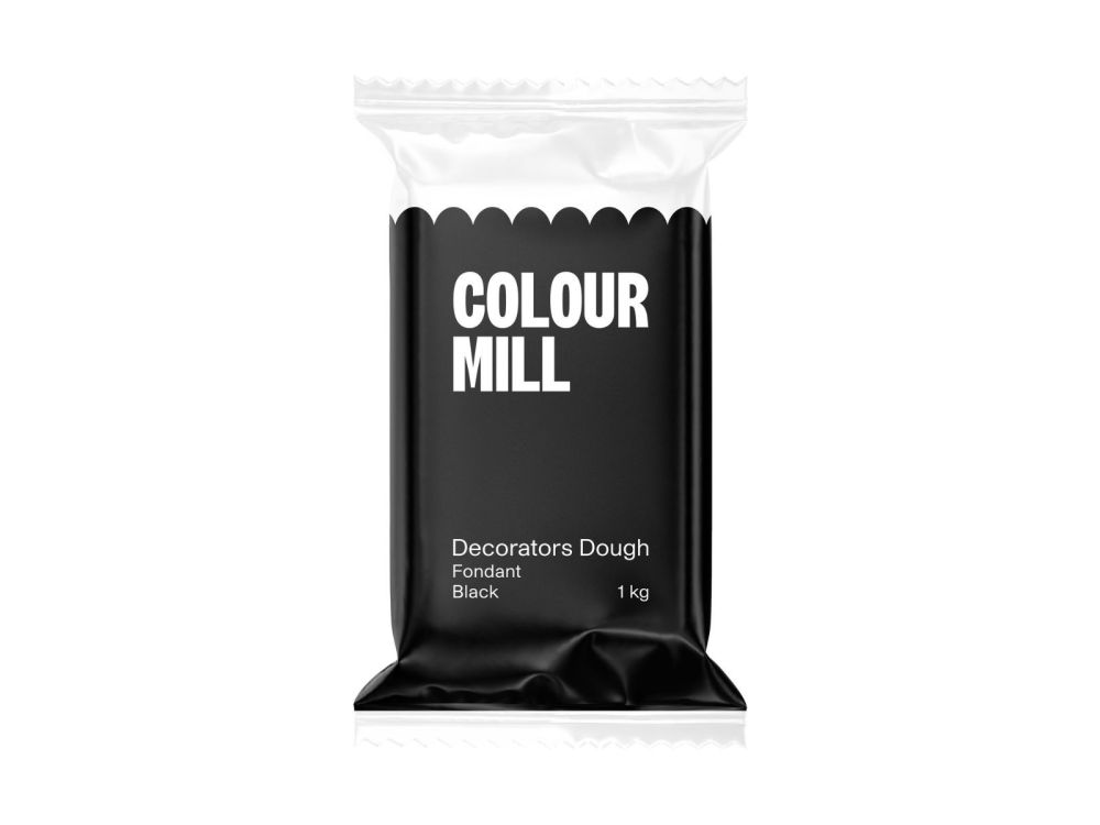Masa cukrowa do obkładania - Colour Mill - czarny 1 kg