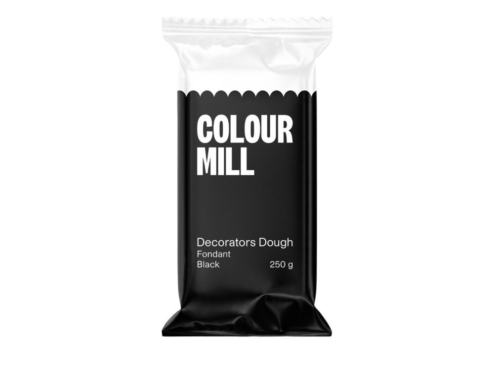 Masa cukrowa do obkładania - Colour Mill - czarny 250 g