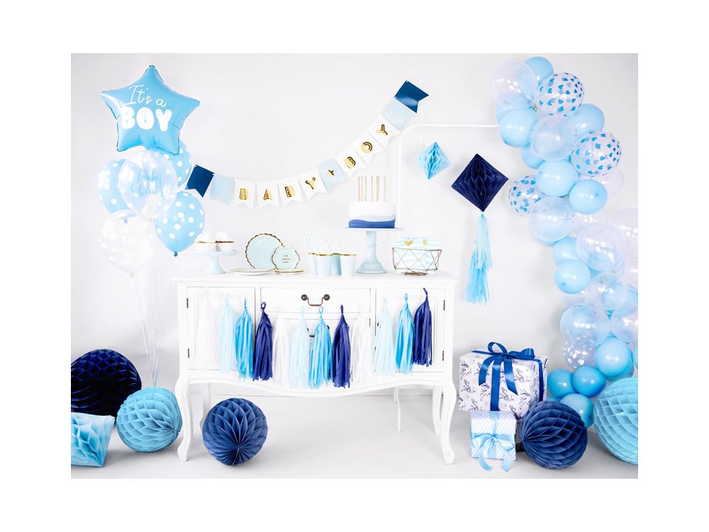 Decorative candy bags Yummy - PartyDeco - light blue, 6 pcs.
