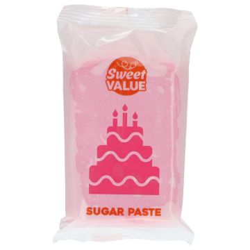 Fondant Icing for Covering – Sweet Value – Bright Pink 200 g