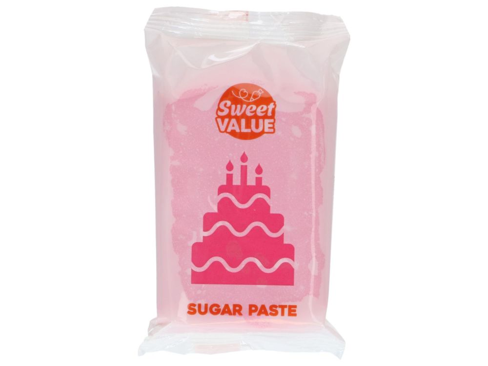 Fondant Icing for Covering – Sweet Value – Bright Pink 200 g