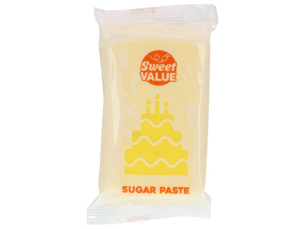Masa cukrowa do obkładania - Sweet Value - żółty 200 g