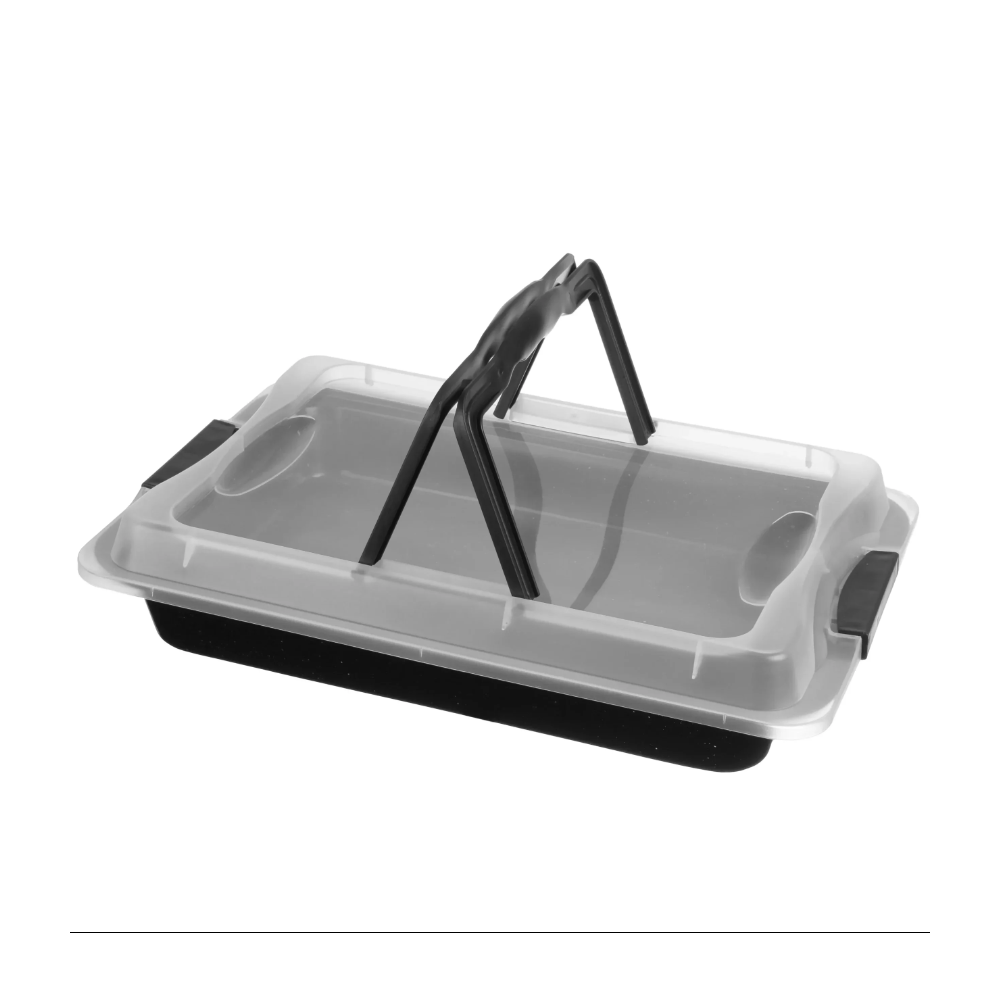 Baking pan with lid – 42 × 29 × 5 cm
