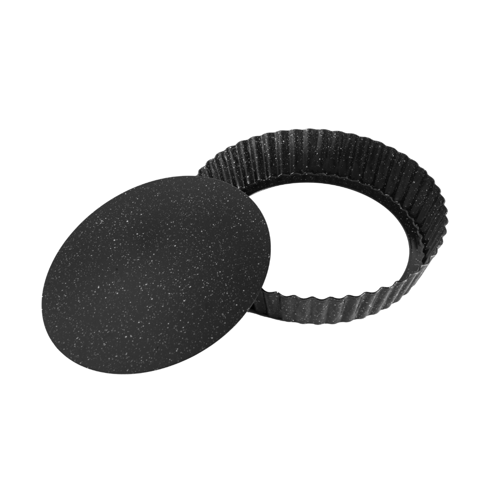 Tart pan with removable bottom – 28 × 5.5 cm