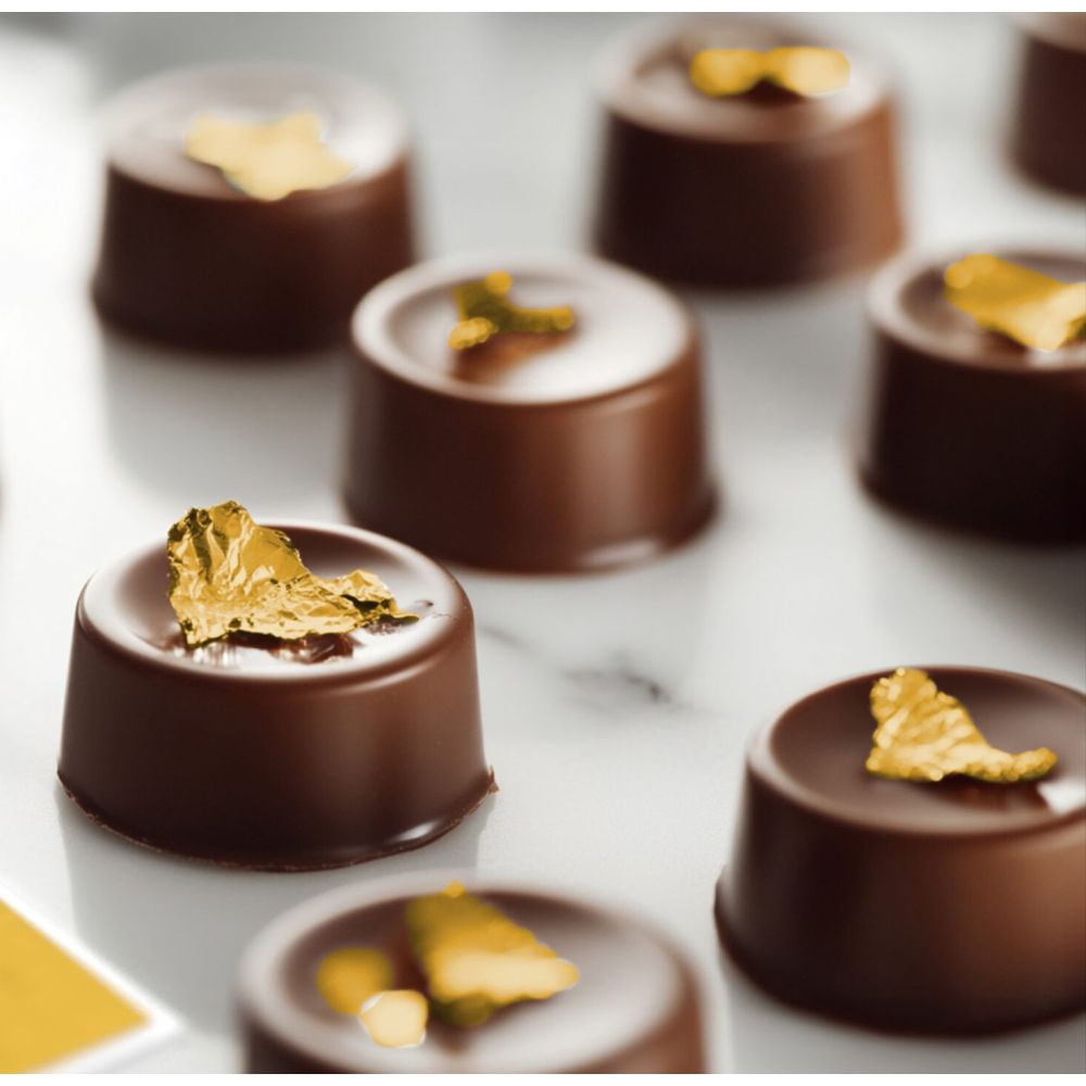 Edible gold - Sugarflair - leaf, 80 x 80 mm