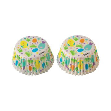 Papilotki na babeczki wielkanocne – Decora – Funny Chicks 36 szt.