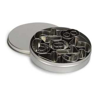 A set of cookie cutters - Patisse - numbers, 9 pcs.