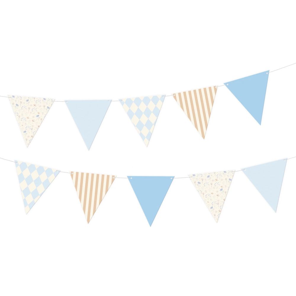 Girlanda dekoracyjna Baby - Party Pal - niebieska 190 cm