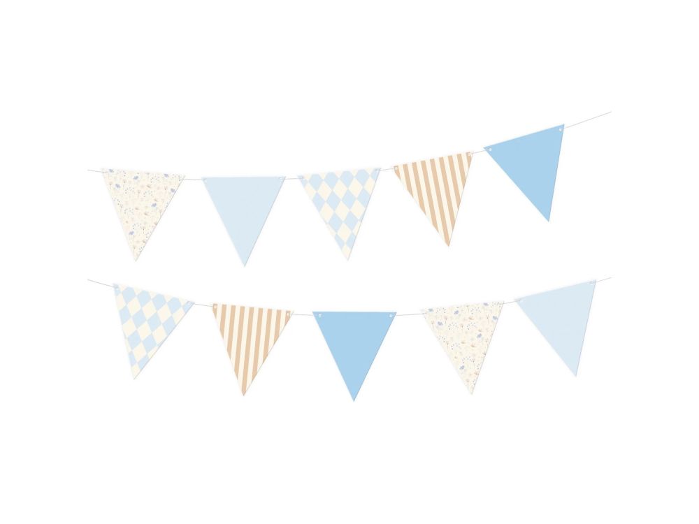 Decorative garland Baby – Party Pal – blue 190 cm