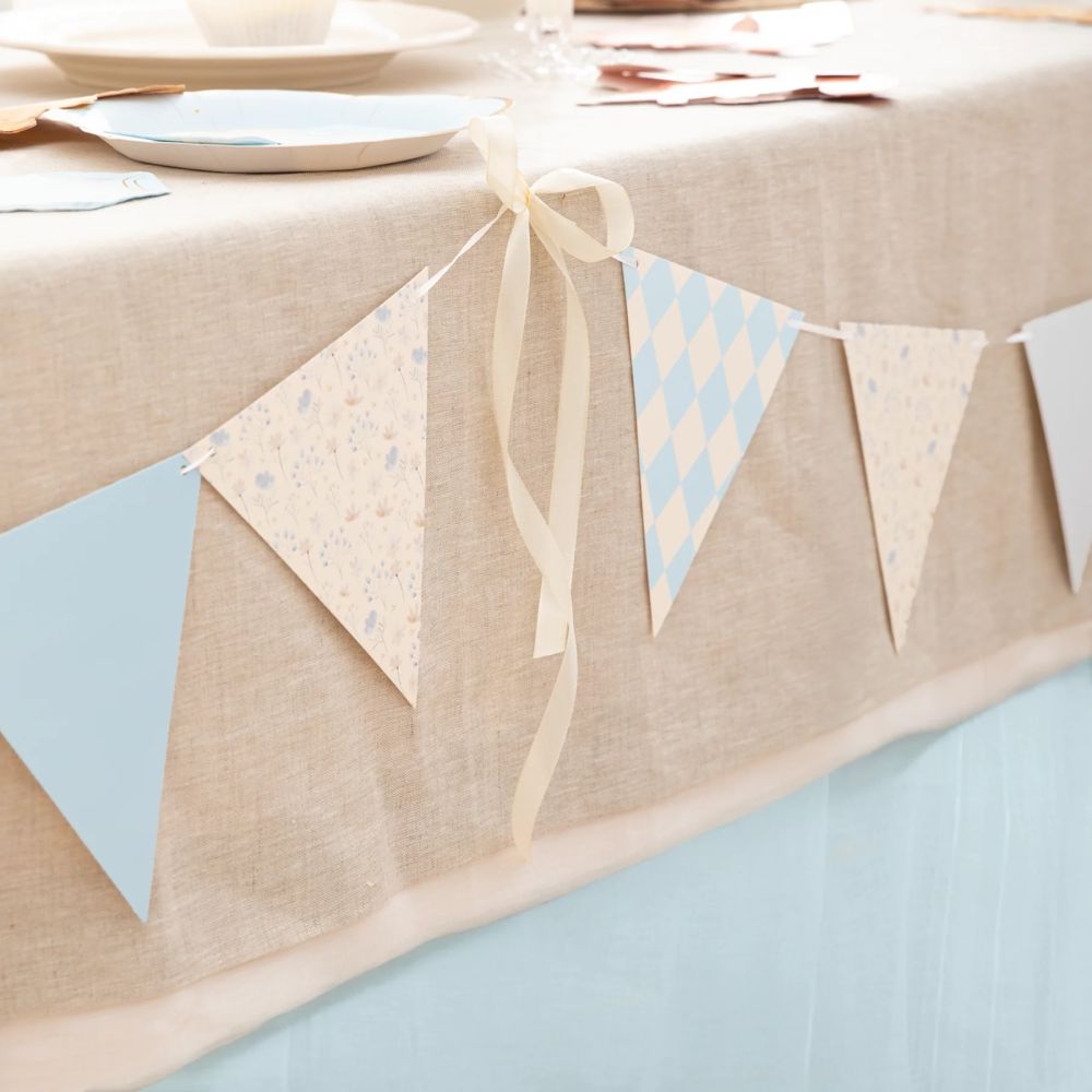 Girlanda dekoracyjna Baby - Party Pal - niebieska 190 cm