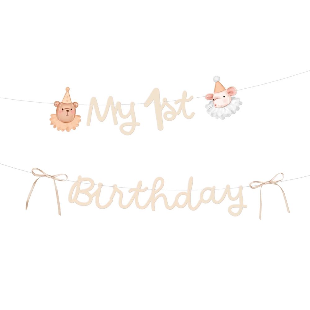 Decorative garland Baby – Party Pal – My 1st Birthday 154 cm