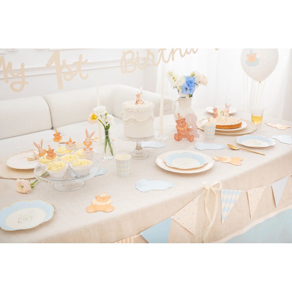 Paper napkins Body 13 × 16.5 cm – Party Pal – blue 10 pcs