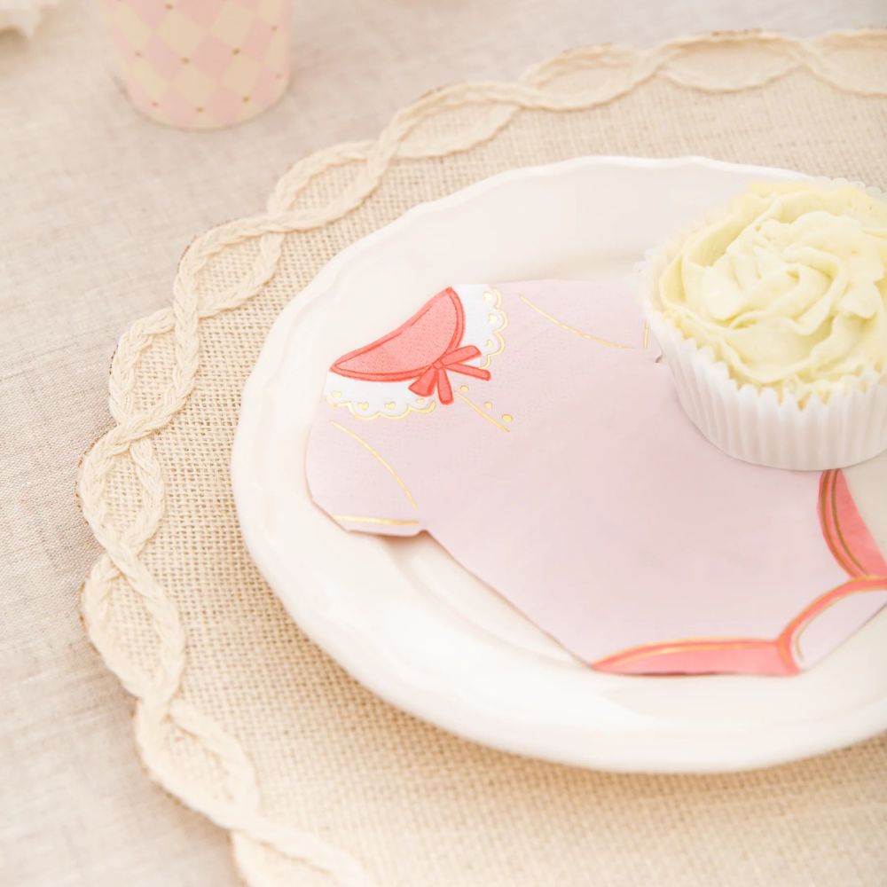 Paper napkins Body 13 × 16.5 cm – Party Pal – różowe 10 pcs