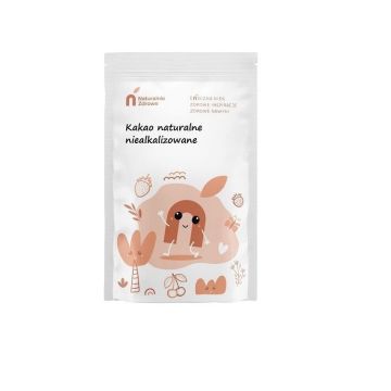 Natural cocoa powder - Naturalnie Zdrowe - non-alkalized, 200 g