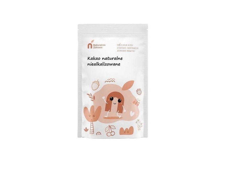 Kakao naturalne w proszku - Naturalnie Zdrowe - niealkalizowane, 200 g