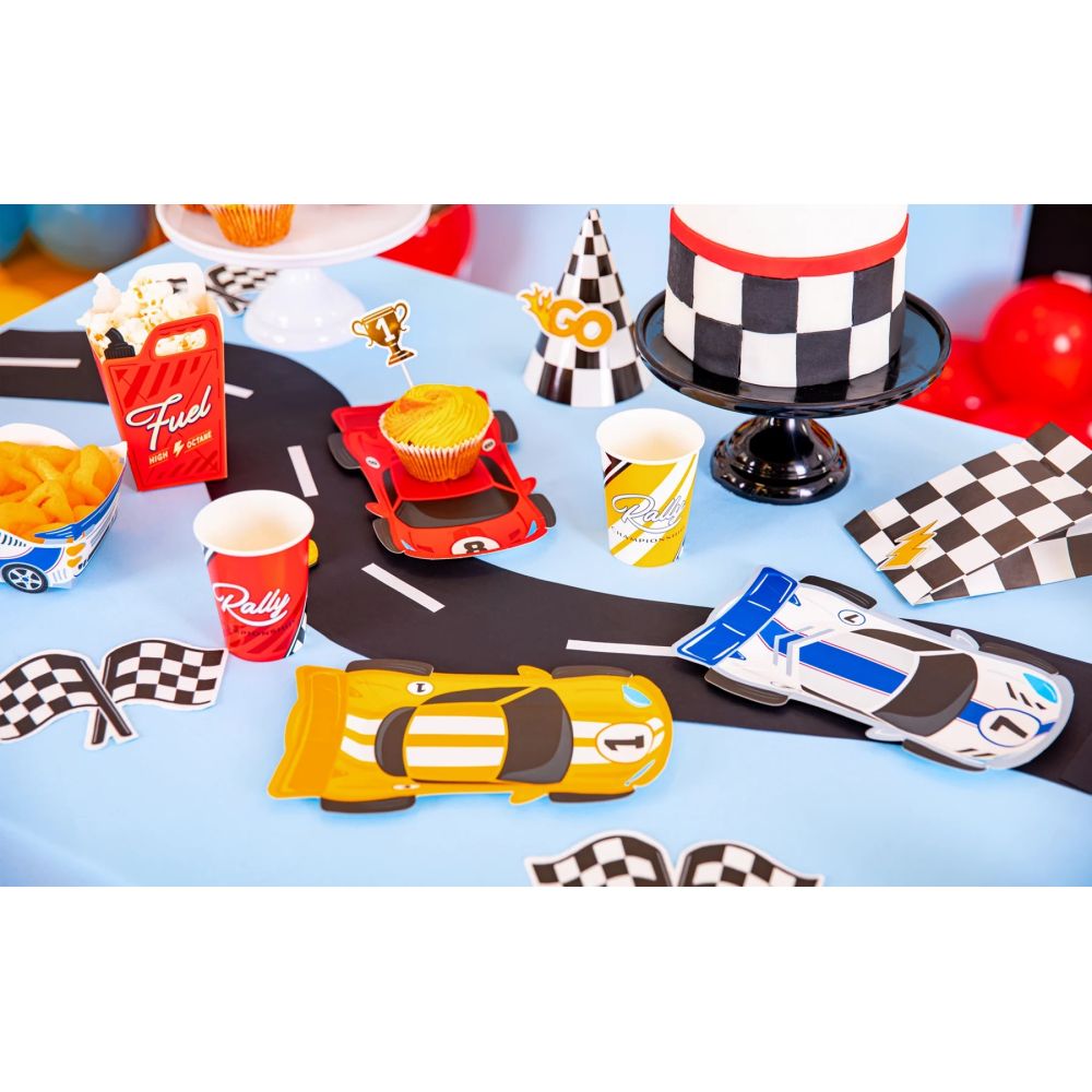 Racing Car Popcorn Boxes – Party Pal – 6 pcs
