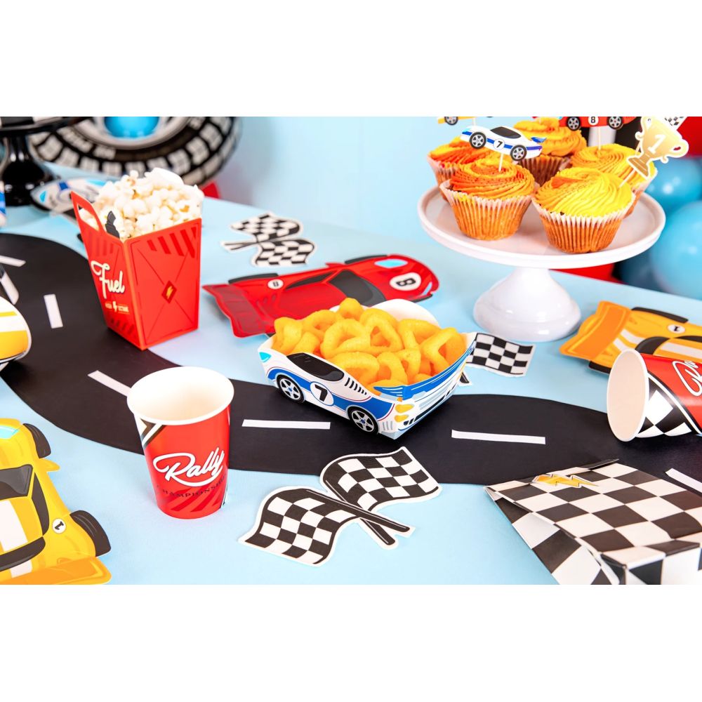 Racing Car Chip Boxes – Party Pal – 3 pcs