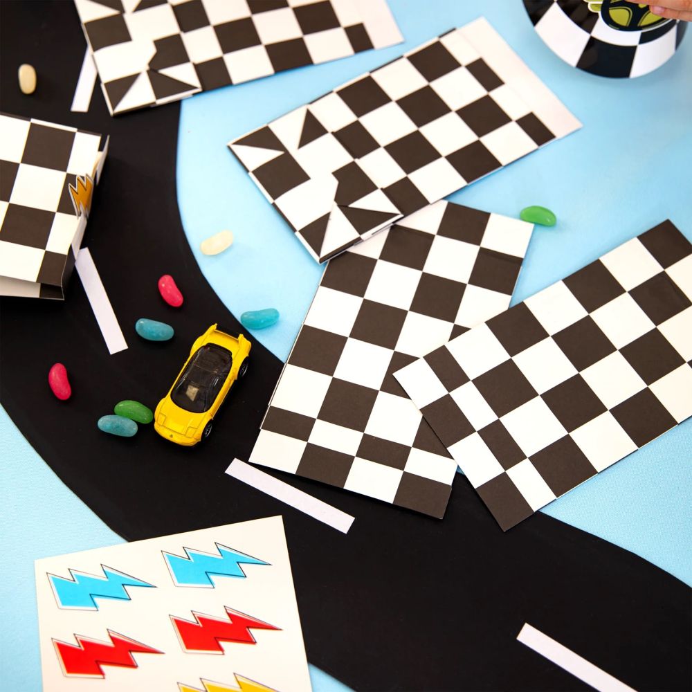 Racing Car Candy Bags – Party Pal – 6 pcs