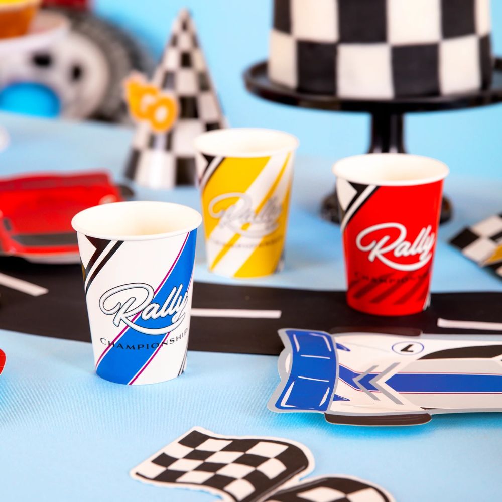 Racing Car Paper Cups – Party Pal – 270 ml – 6 pcs