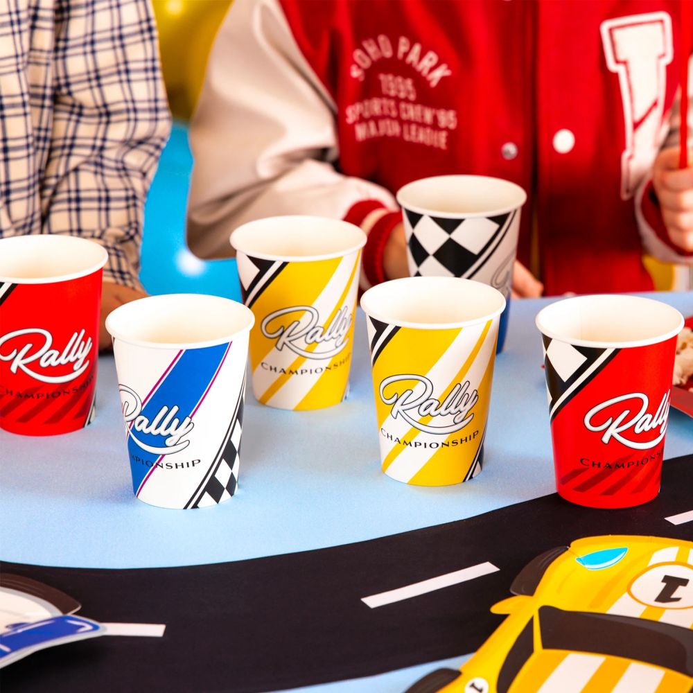 Racing Car Paper Cups – Party Pal – 270 ml – 6 pcs