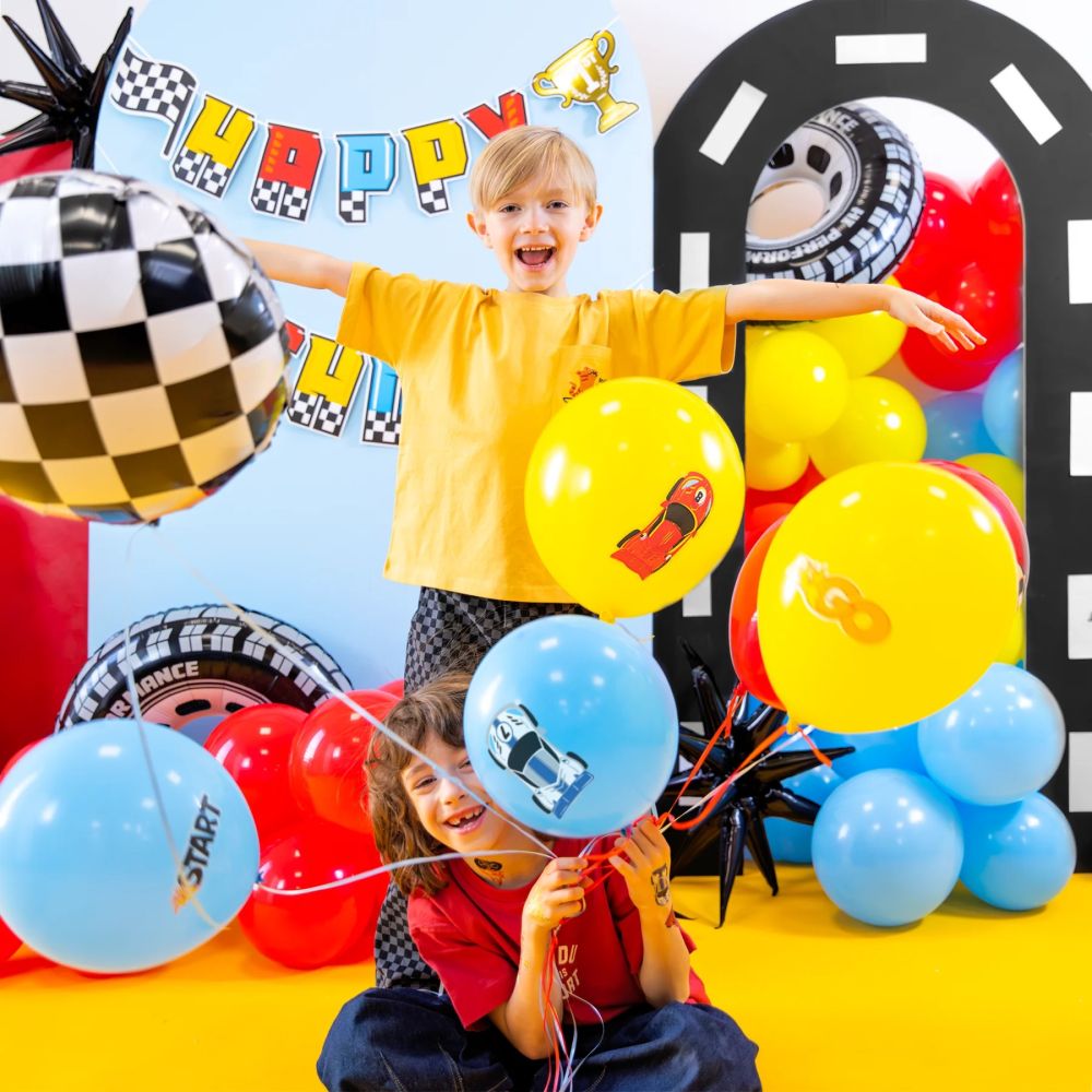 Racing Car Balloons – Party Pal – 7 pcs