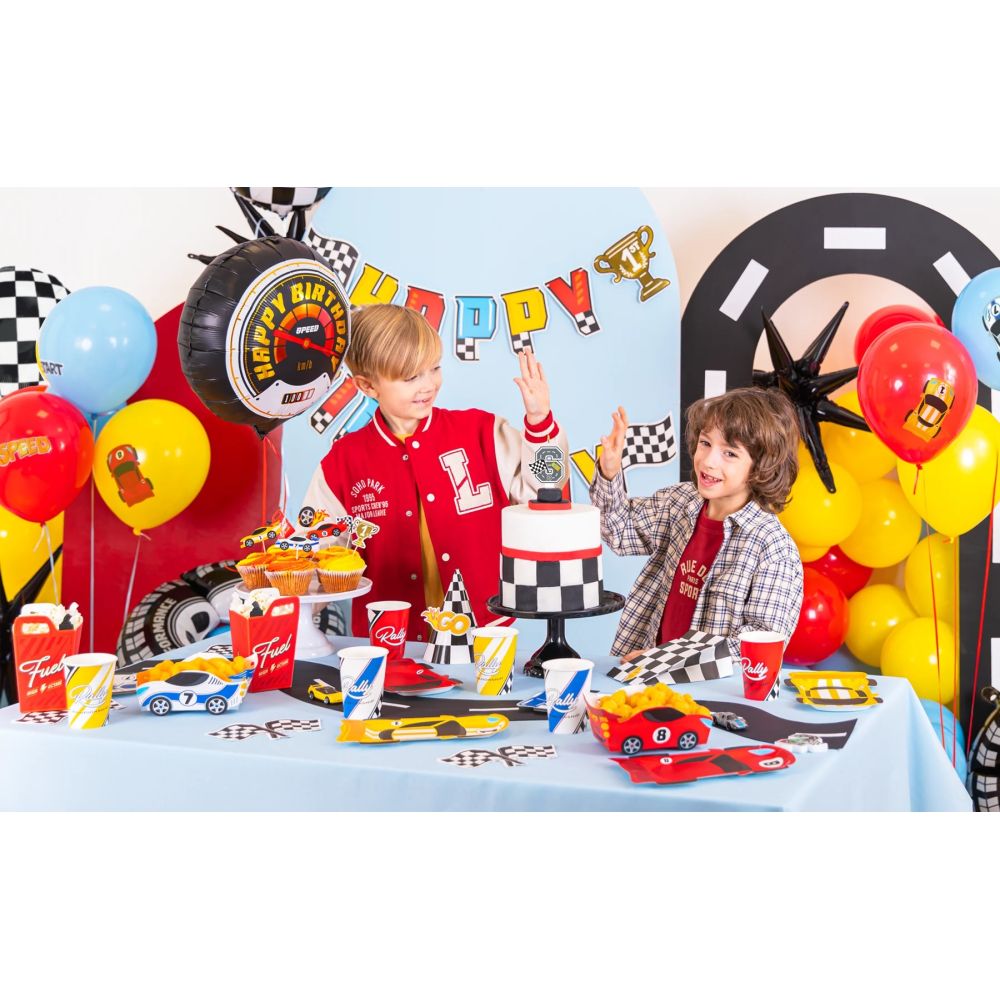 Racing Car Foil Balloon – Party Pal – 45 cm