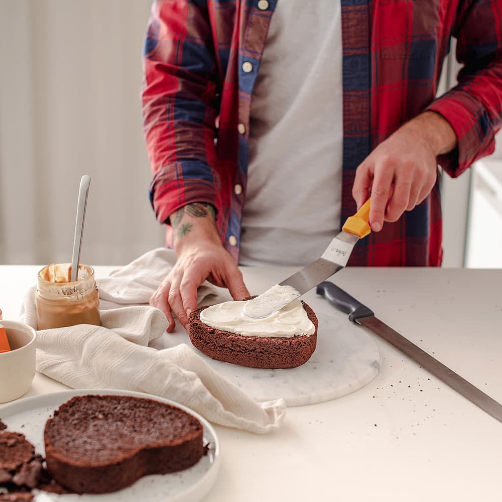 Angled frosting spatula – Decora – 33 cm