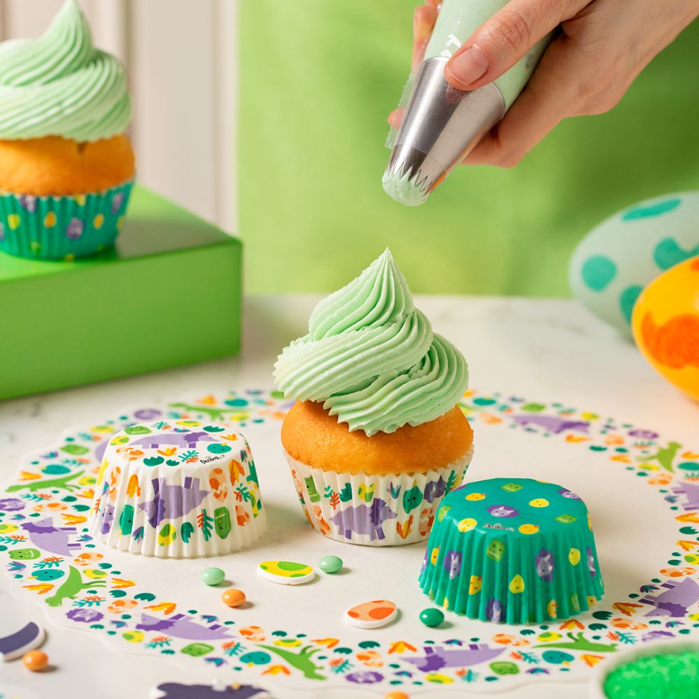 Papilotki na muffinki Dinozaury - Decora - 36 szt.