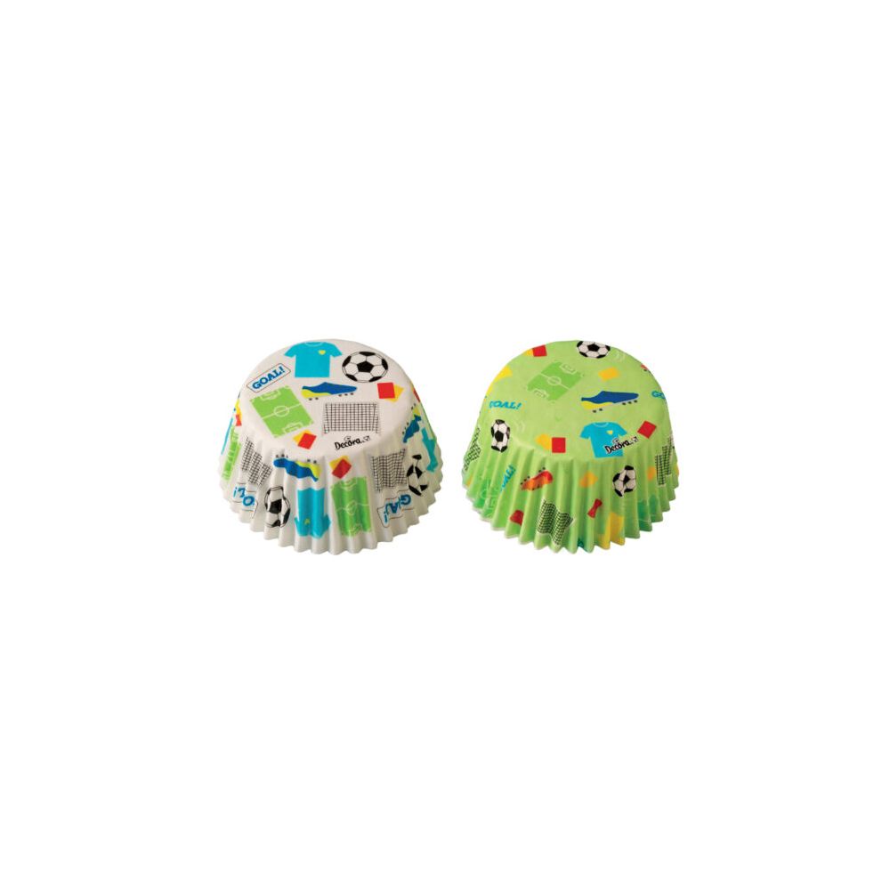 Football muffin liners – Decora – 36 pcs