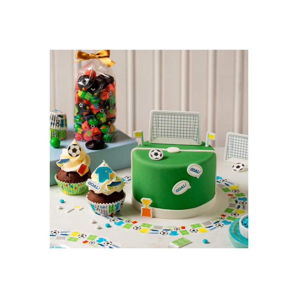 Football muffin liners – Decora – 36 pcs