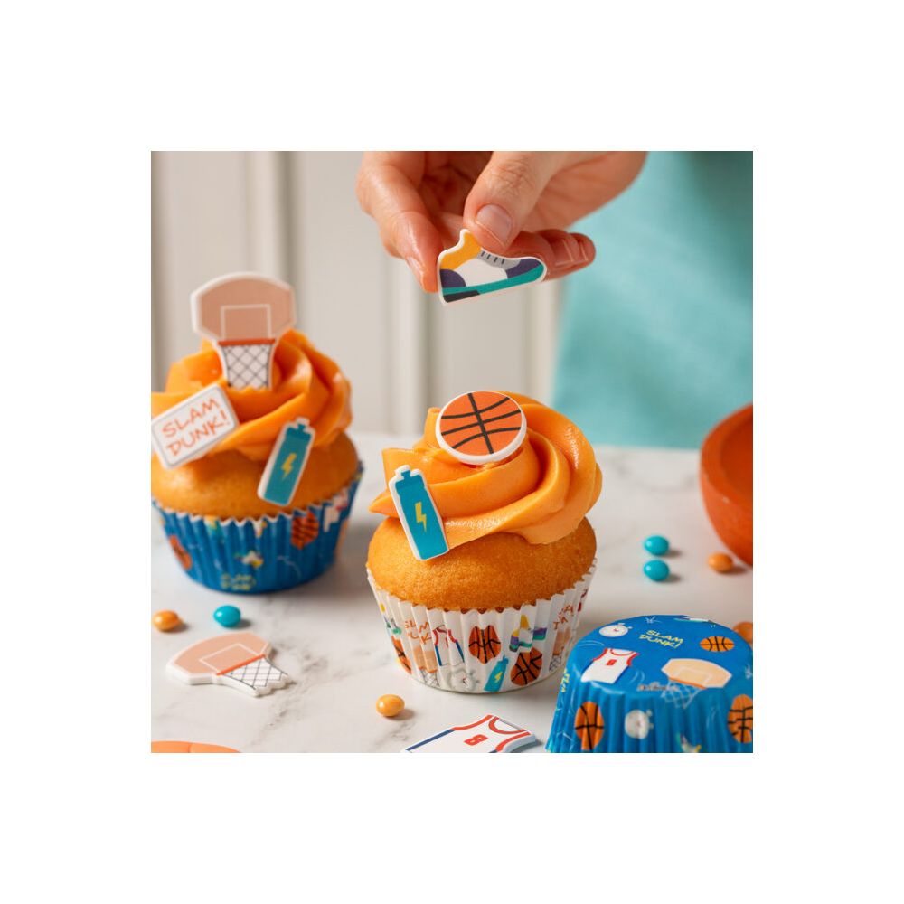 Papilotki na muffinki Koszykówka - Decora - 36 szt.