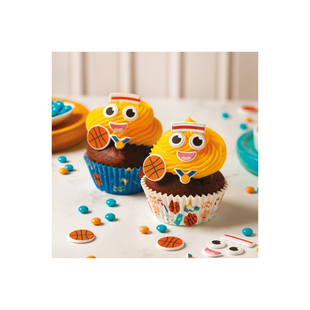 Basket Game muffin liners – Decora – 36 pcs