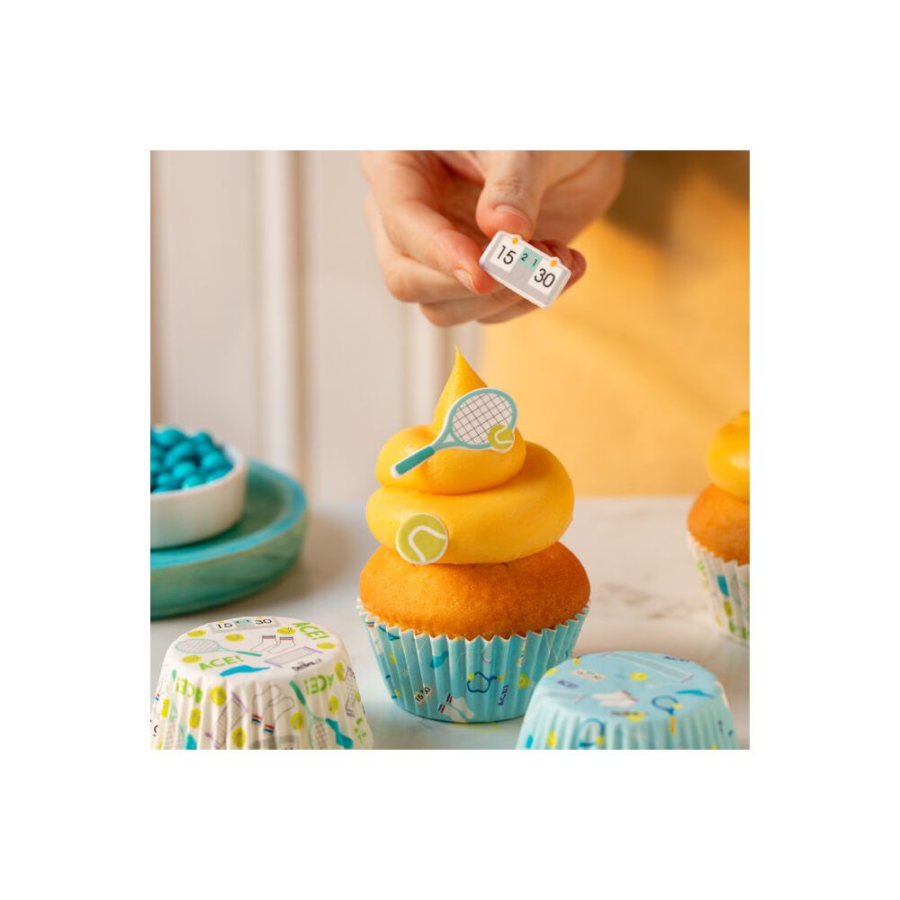 Papilotki na muffinki Tenis - Decora - 36 szt.