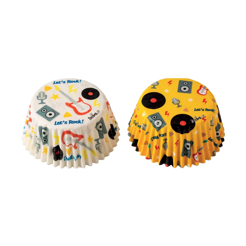 Papilotki na muffinki Let’s Rock - Decora - 36 szt.