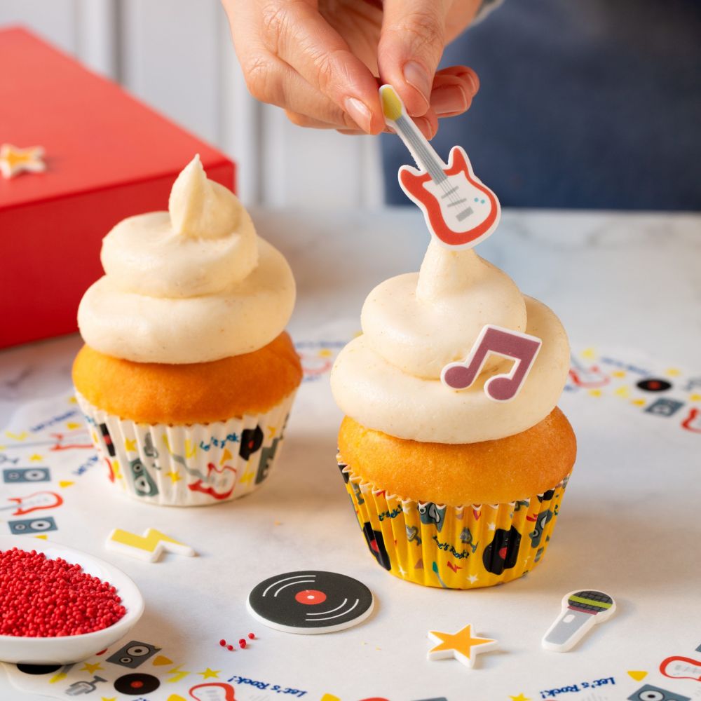 Papilotki na muffinki Instrumenty muzyczne - Decora - 36 szt.