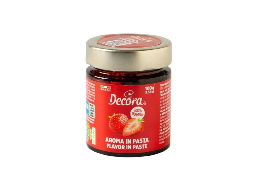Pasta owocowa Truskawkowa - Decora - 100 g