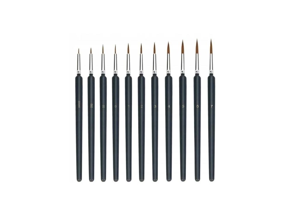 Set of confectionery brushes for precision work - 11 pcs.