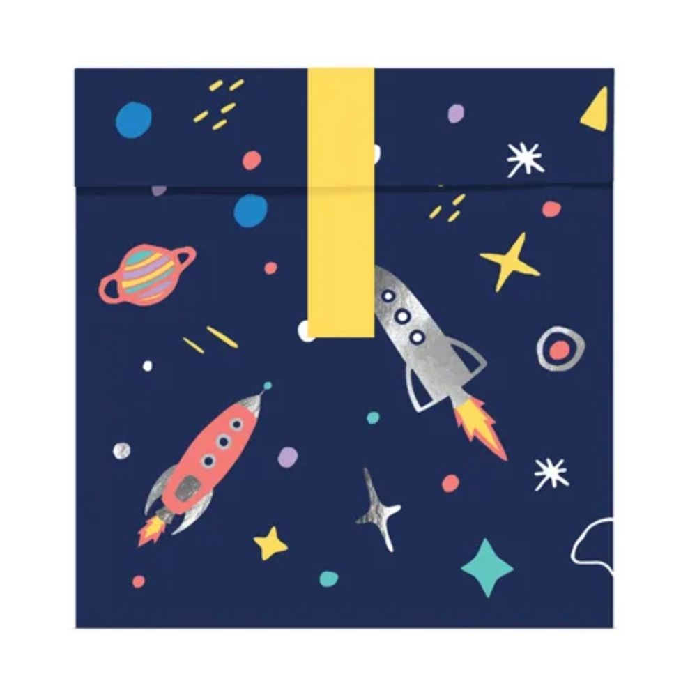 Decorative candy bags - PartyDeco - Space, 6 pcs.