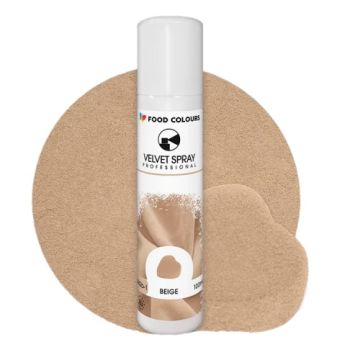 Velvet Spray - Food Colours - beige, 100 ml