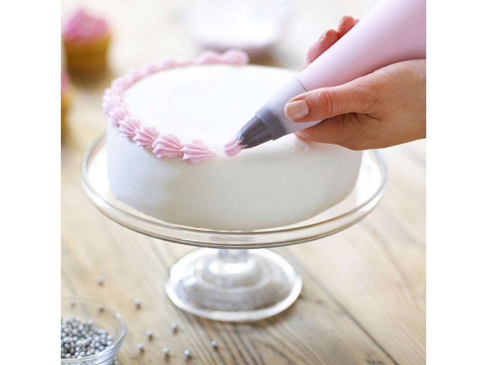 Set of decoration tips with a silicone sleeve - Vilde - 6 pcs.