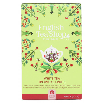 White Tea Tropical Fruits - English Tea Shop - 20 pcs.