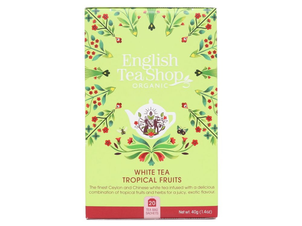Herbata White Tea Tropical Fruits - English Tea Shop - 20 szt.