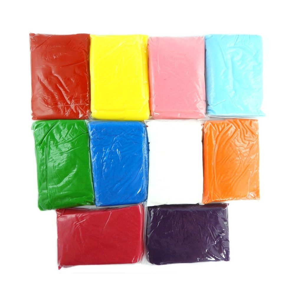 A set of sugar masses - Slado - basic colors, 10 x 100 g