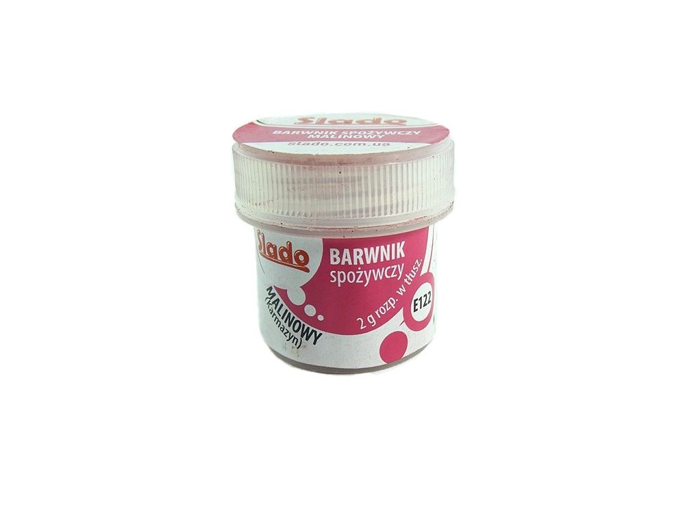 Food coloring powder - Slado - raspberry, 2 g