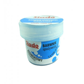 Food coloring powder - Slado - light blue, 2 g