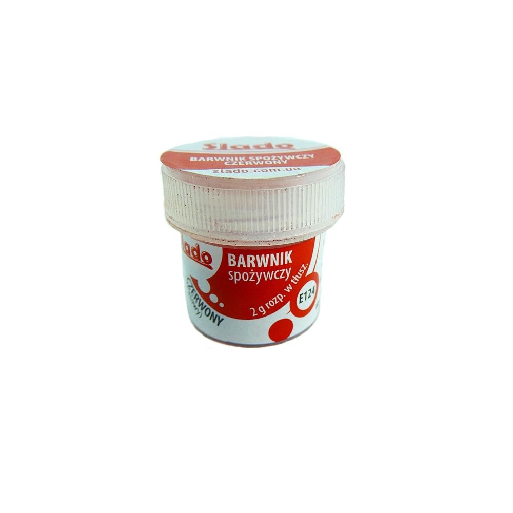 Food coloring powder - Slado - red, 2 g