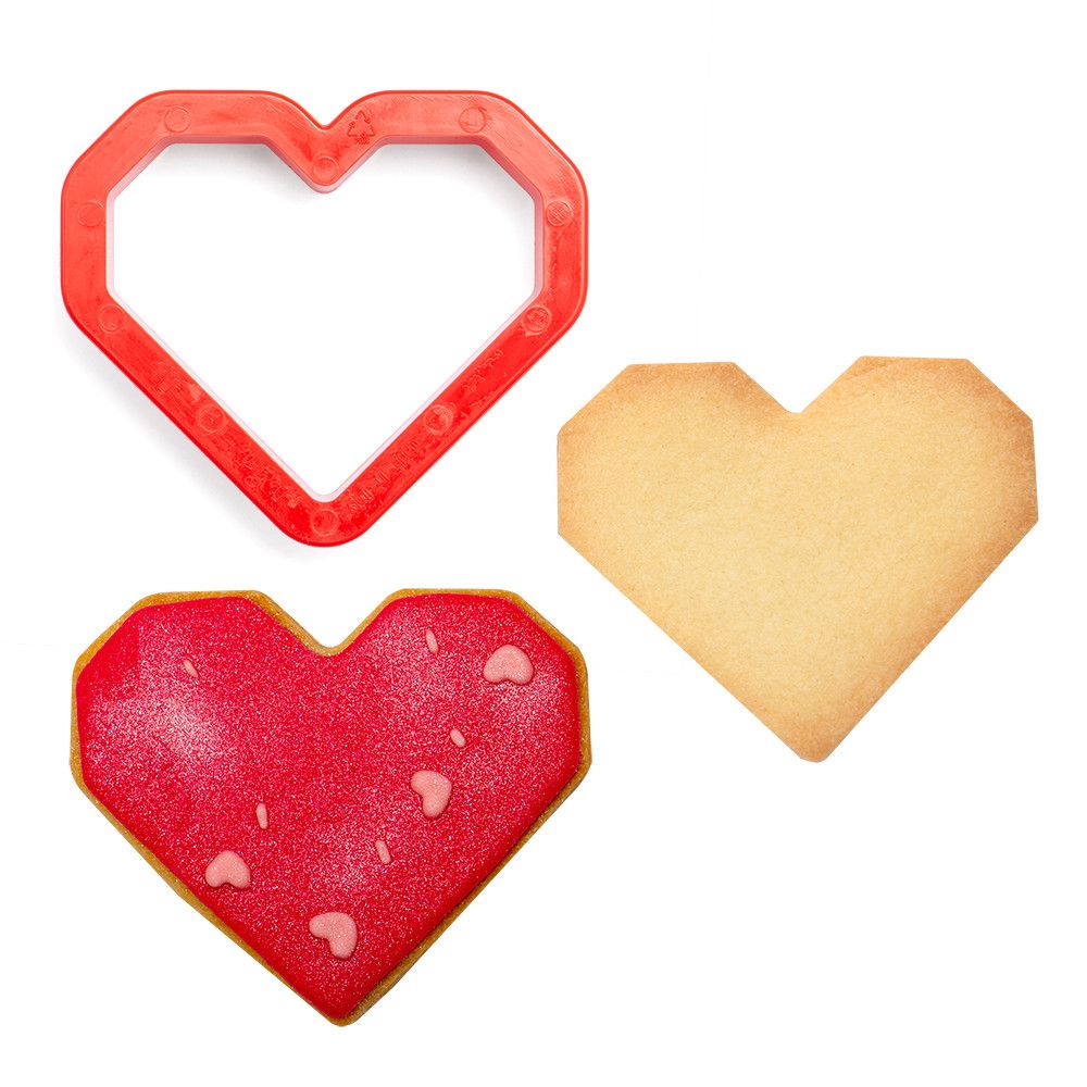Cookie cutter - Decora - geometric heart